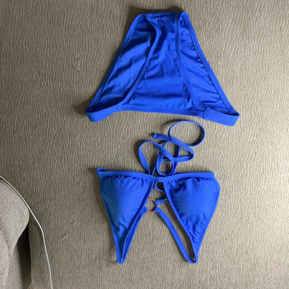 Blue bikini (39 dollars for both top & bottom)